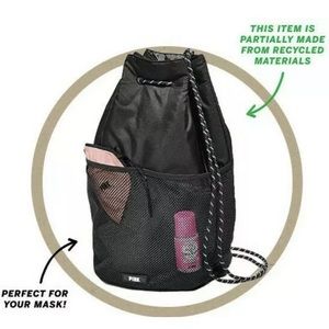 2 NWT VS PINK Drawstring Bags